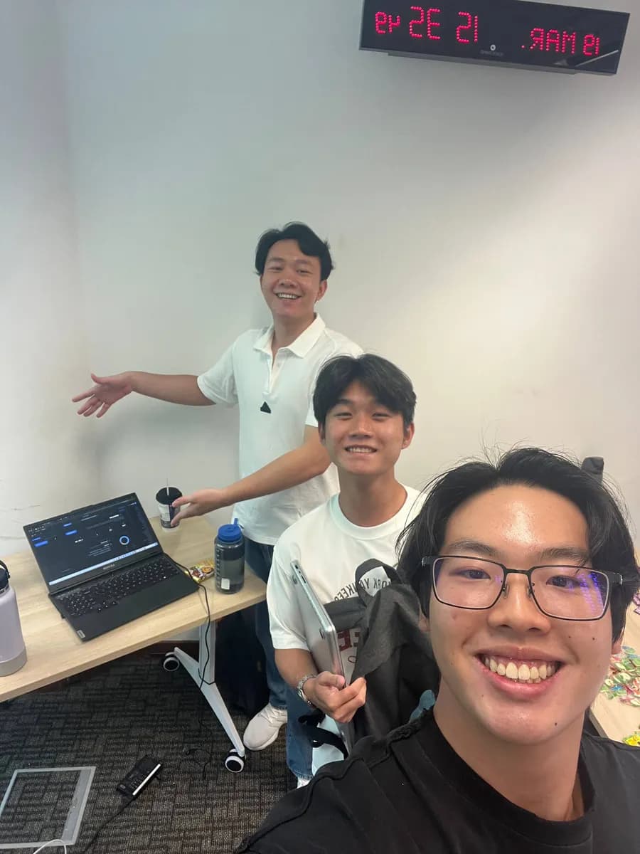 Members presenting at an AI Lodge demo day